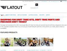 Tablet Screenshot of flatoutdrifttrikes.com